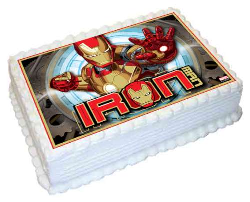 Iron Man #2 Edible Icing Image - Click Image to Close